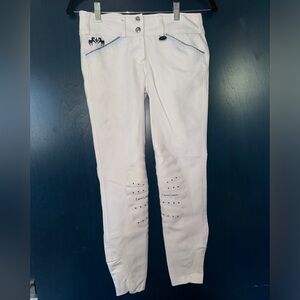 Equine Couture White USA Breeches